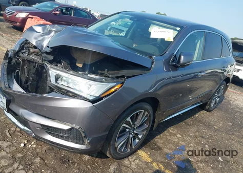 2020 Acura Mdx Technology Package z USA, uszkodzony, nr VIN 5J8YD4H54LL015216
